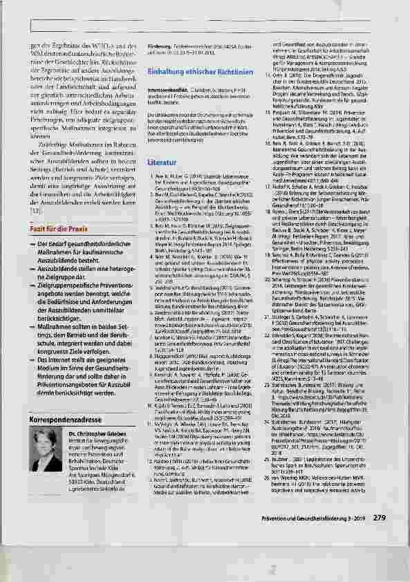Vorschauseite 5: Gesundheitszustand und Arbeitsfähigkeit von deutschen Auszubildenden eine Querschnittsanalyse von kaufmännischen Auszubildenden