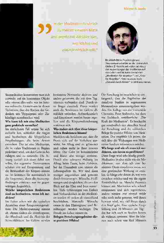 Vorschauseite 2: Die Freude am Leben nimmt zu