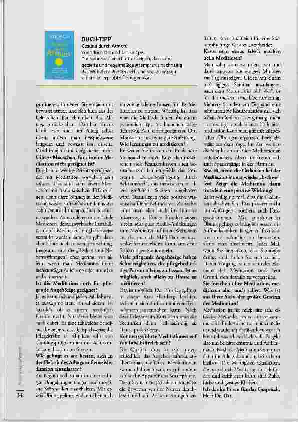 Vorschauseite 3: Die Freude am Leben nimmt zu
