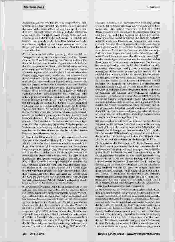 Vorschauseite 5: Verkehrsraumüberwachung vielseitige Fachkenntnisse