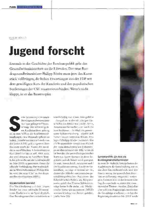 Vorschauseite 1: Jugend forscht