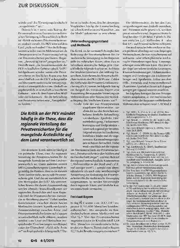 Vorschauseite 2: Ziehen Privatversicherte Ärzte an?