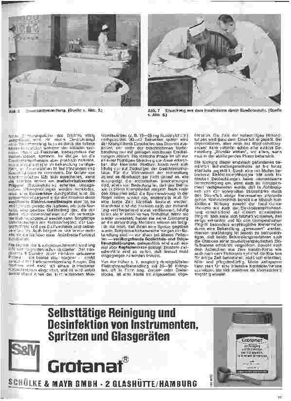 Vorschauseite 4: Die Schwester in der Psychiatrie 10. Folge: Die Therapie endogener Psychosen 1. Teil
