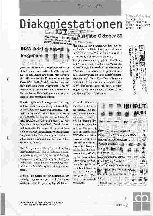 Vorschauseite 1: EDV: Jetzt kann es losgehen!