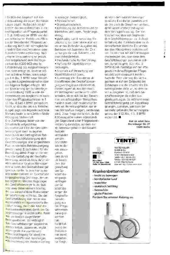 Vorschauseite 2: Budgetausgleich bei Trägerwechsel