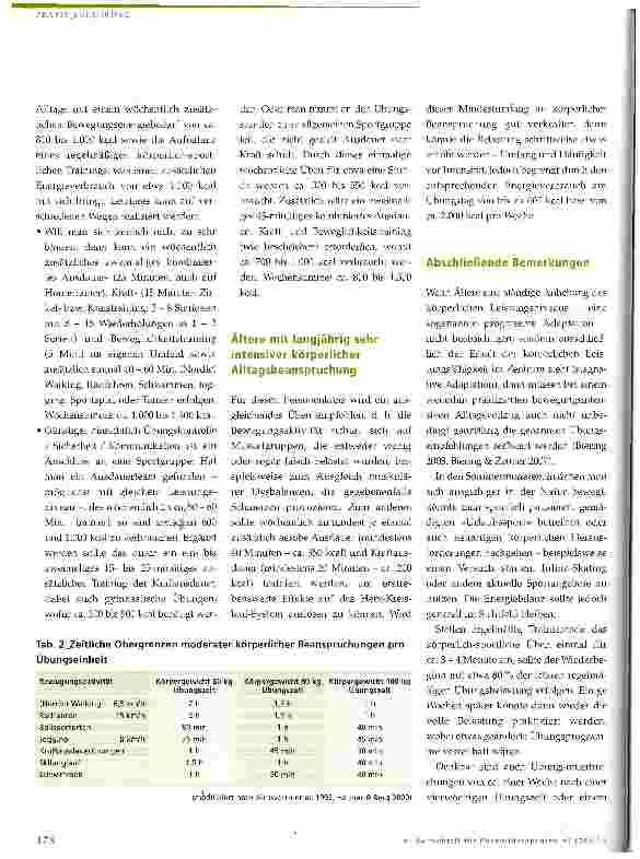 Vorschauseite 3: Vermeidung körperlicher Überforderungen von Senioren