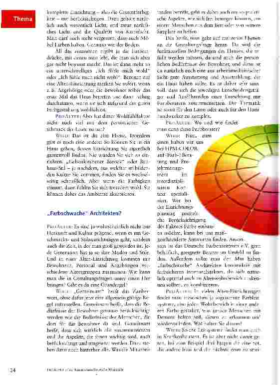 Vorschauseite 2: „Wirklich große Planer nehmen sich im Dienste der Menschen zurück.