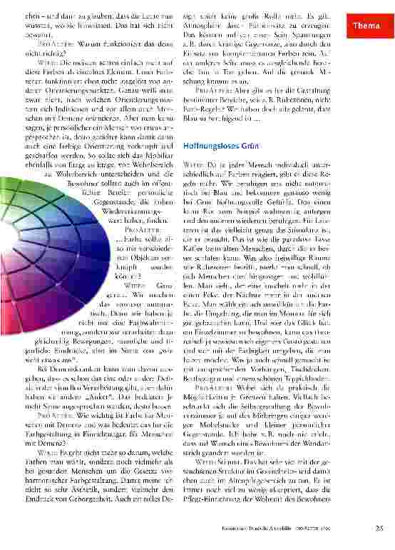 Vorschauseite 3: „Wirklich große Planer nehmen sich im Dienste der Menschen zurück.