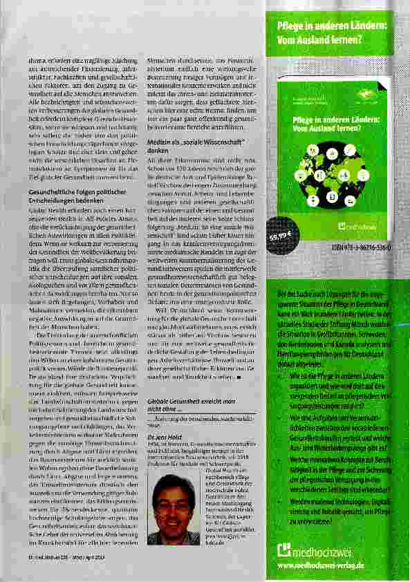Vorschauseite 4: Gesundheit global