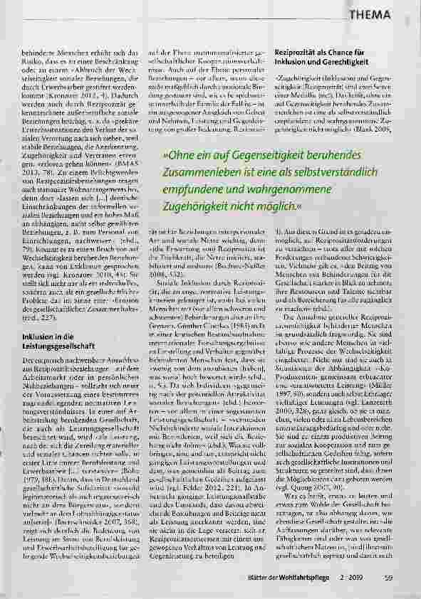Vorschauseite 3: Inklusion und Gerechtigkeit für behinderte Menschen
