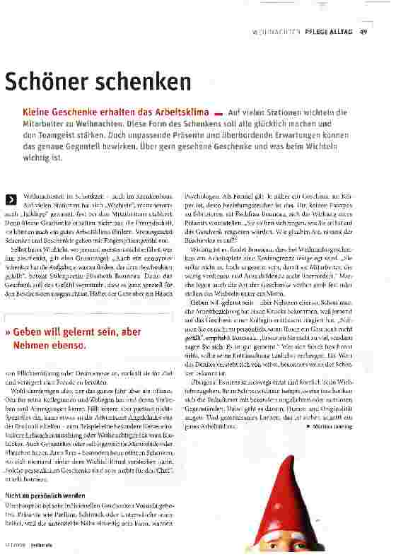 Vorschauseite 2: Schöner schenken