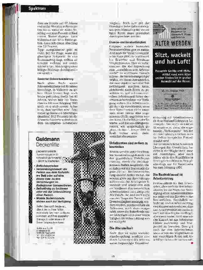 Vorschauseite 2: Am Ende des Erwerbslebens