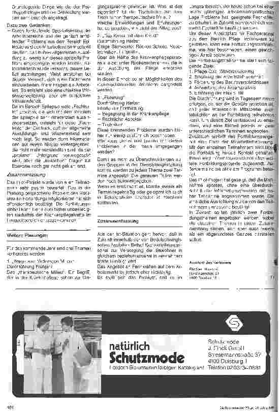 Vorschauseite 4: Fortbildung für Krankenpflegepersonal im Langzeitbereich 2. Teil