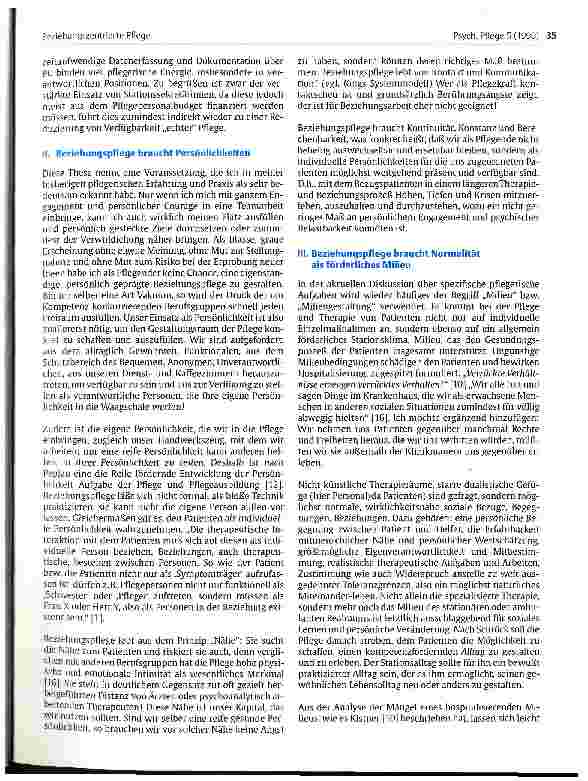Vorschauseite 2: Beziehungszentrierte Pflege