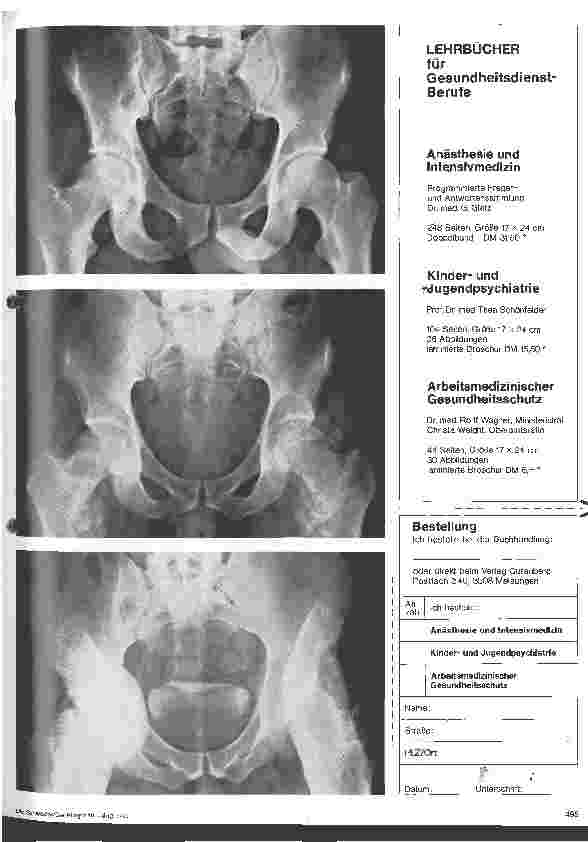 Vorschauseite 4: Behandlung und Prophylaxe von Komplikationen und Spätfolgen Die Rehabilitation traumatisch Querschnittgelähmter 6. Folge