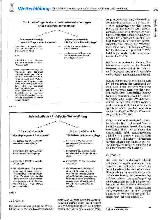 Vorschauseite 3: Umsetzungshinweise für die modifizierte DKG-Empfehlung zur Weiterbildung für Krankenpflegepersonen in der Intensivpflege