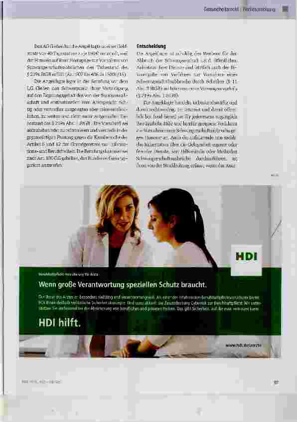 Vorschauseite 2: Werbung für Schwangerschaftsabbrüche