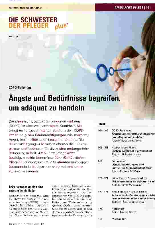 Vorschauseite 1: Ängste und Bedürfnisse begreifen, um adäquat zu handeln