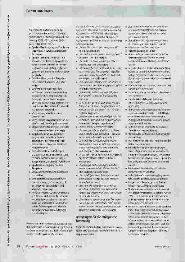 Vorschauseite 5: Humor und Provokation in der Kommunikation