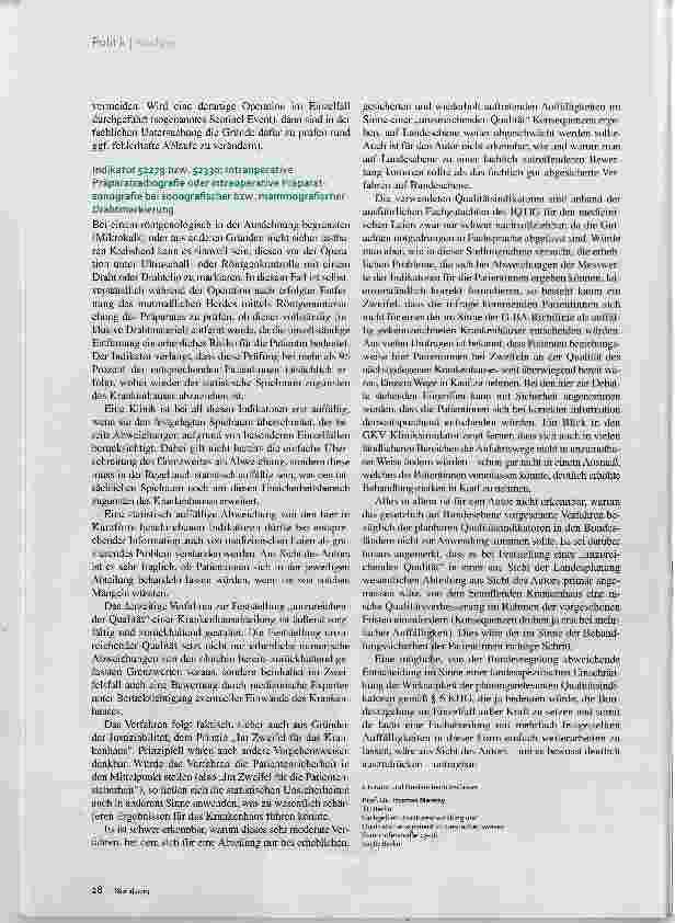 Vorschauseite 5: Im Zweifel für das Krankenhaus