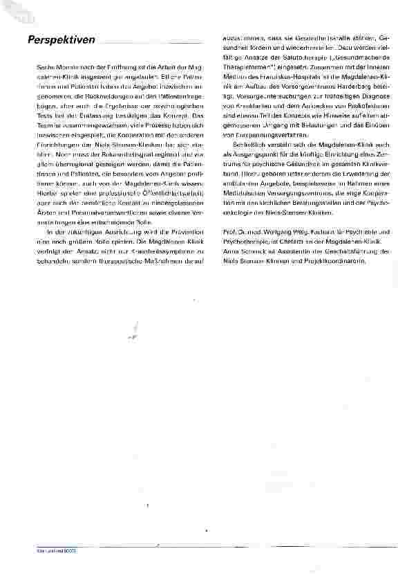 Vorschauseite 6: Leistungsausweitung aus strategischen Gründen