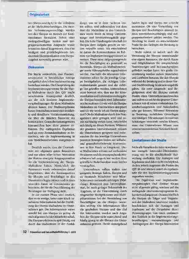 Vorschauseite 4: Implementierungsbedingungen einer Maßnahme zur Gesundheitsförderung leistungsgewandelter Mitarbeiter - eine Interviewbefragung