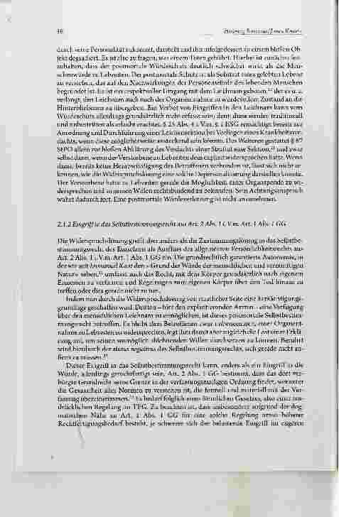 Vorschauseite 4: Die rechtliche Zulässigkeit der erweiterten (doppelten) Widerspruchslösung in der Organtransplantation