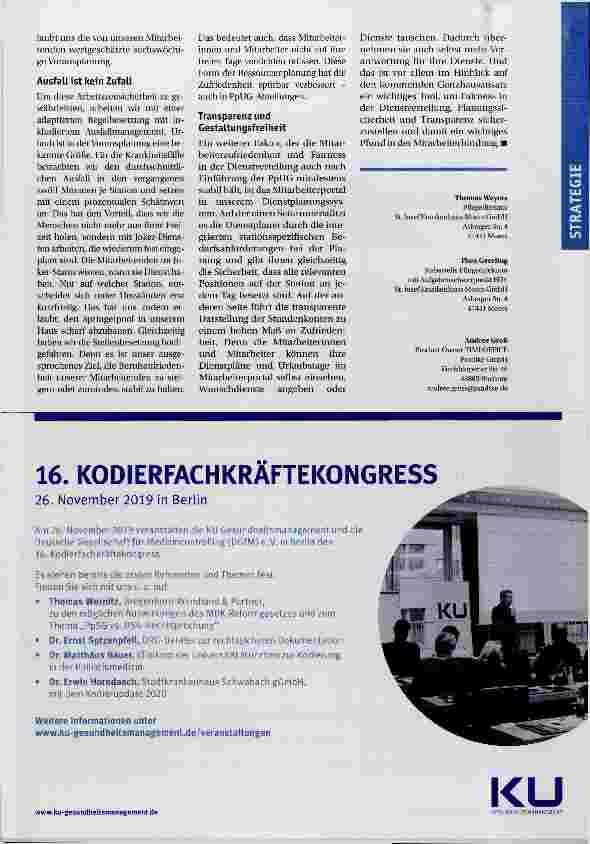 Vorschauseite 3: Zwischen Mindestbesetzung und Arbeitszeitzufnedenheit