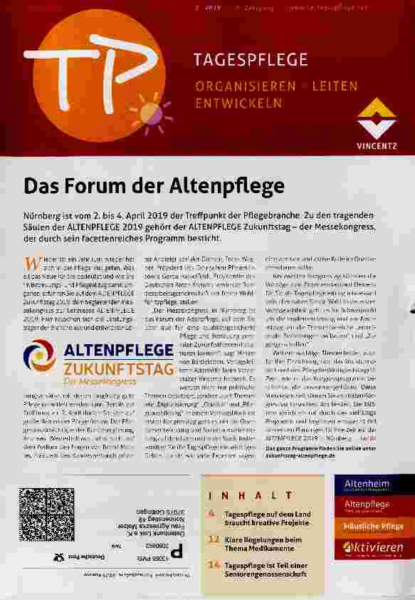 Vorschauseite 1: Das Forum der Altenpflege