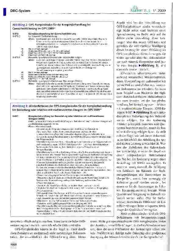 Vorschauseite 4: Segen und Fluch der Abbildung der Spezialisierung über OPS-Komplex-behandlungen