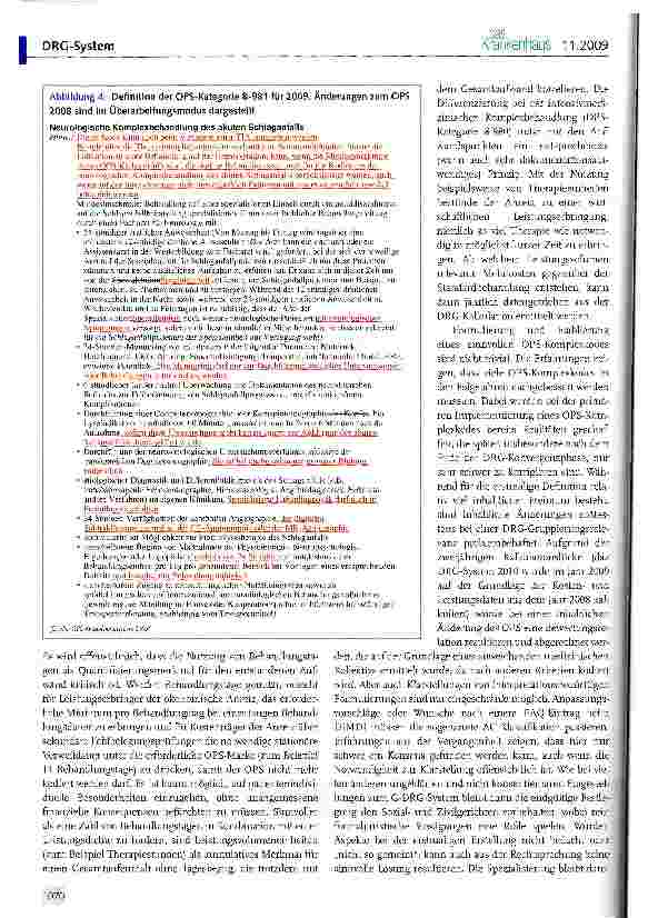 Vorschauseite 6: Segen und Fluch der Abbildung der Spezialisierung über OPS-Komplex-behandlungen