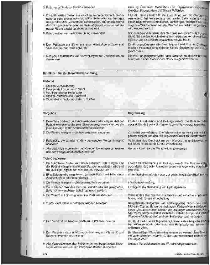 Vorschauseite 5: Stationshandbuch Klinische Krankenpflege 15. Folge: Dekubitusprophylaxe und -behandlung