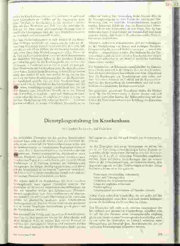 Vorschauseite 1: Dienstplangestaltung im Krankenhaus