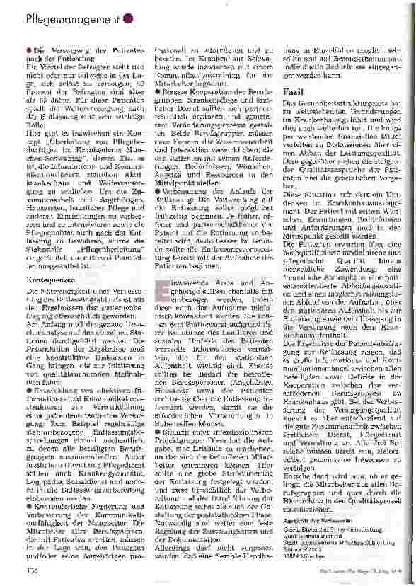 Vorschauseite 3: Patientenbefragung zur Entlassung