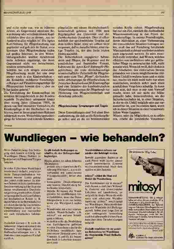 Vorschauseite 2: Herausforderung und Probleme der Pflegeforschung