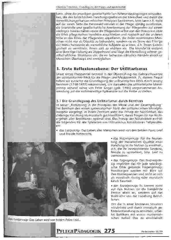 Vorschauseite 3: Grundlegende Aspekte einer Pflegeund Medizinethik