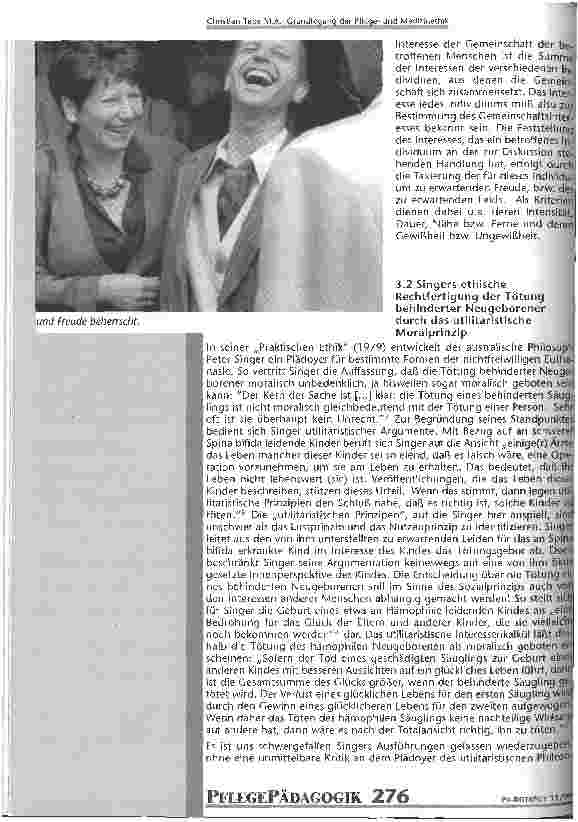 Vorschauseite 4: Grundlegende Aspekte einer Pflegeund Medizinethik