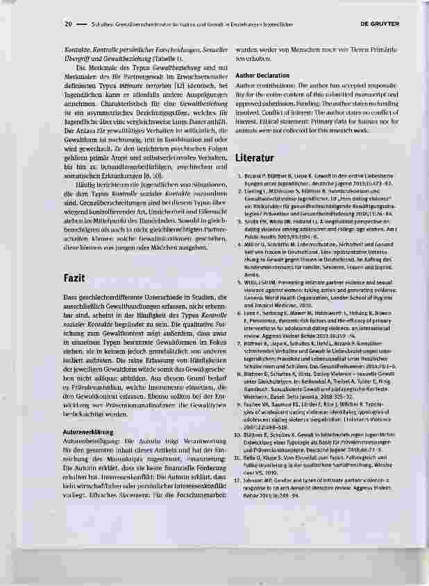 Vorschauseite 3: Grenzüberschreitendes Verhalten und Gewalt in Beziehungen Jugendlicher