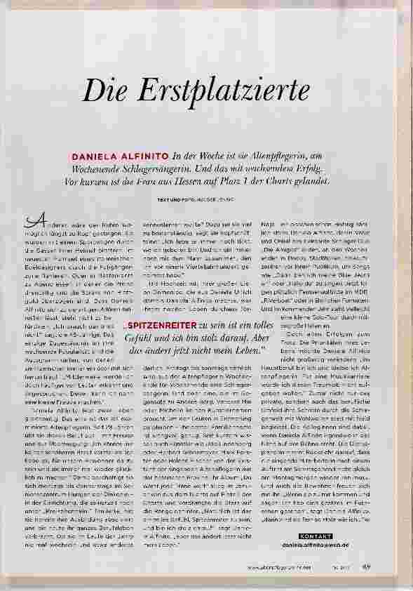 Vorschauseite 2: Die Erstplatzierte