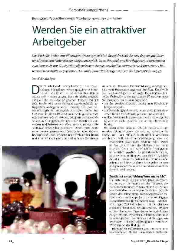 Vorschauseite 1: Werden Sie ein attraktiver Arbeitgeber
