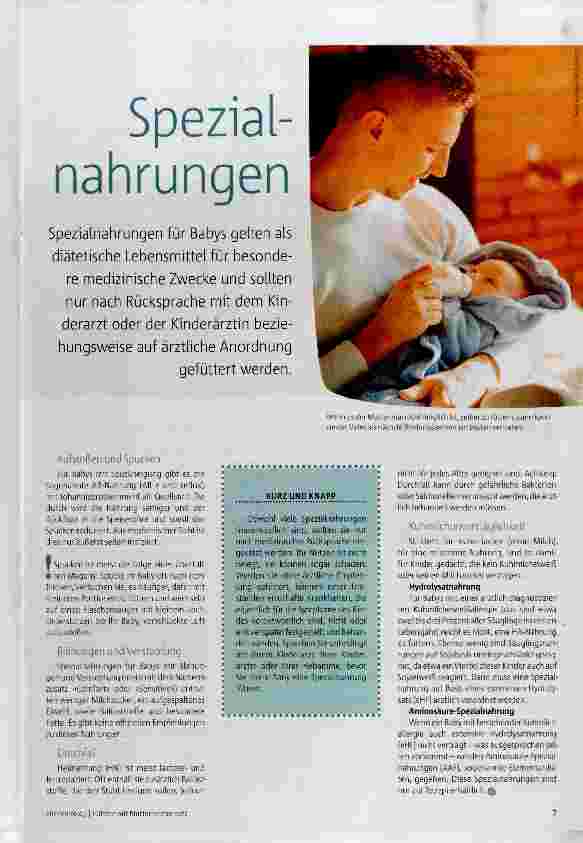Vorschauseite 1: Spezialnahrungen