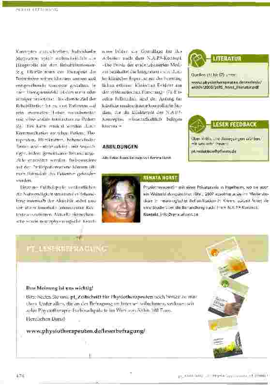 Vorschauseite 6: Neuromuskuläre Arthroossäre Plastizität