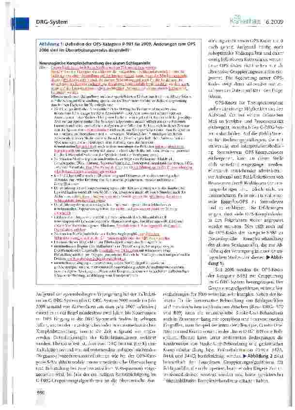 Vorschauseite 2: Die Schlaganfallversorgung im G-DRG System - Kann eine Stroke-Unit kostendeckend betrieben werden?