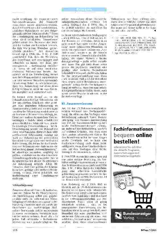 Vorschauseite 4: Vereinbarkeit der Zwangsunter-bringung nach § 1906 BGB mit der UN-Behindertenrechtskonvention?