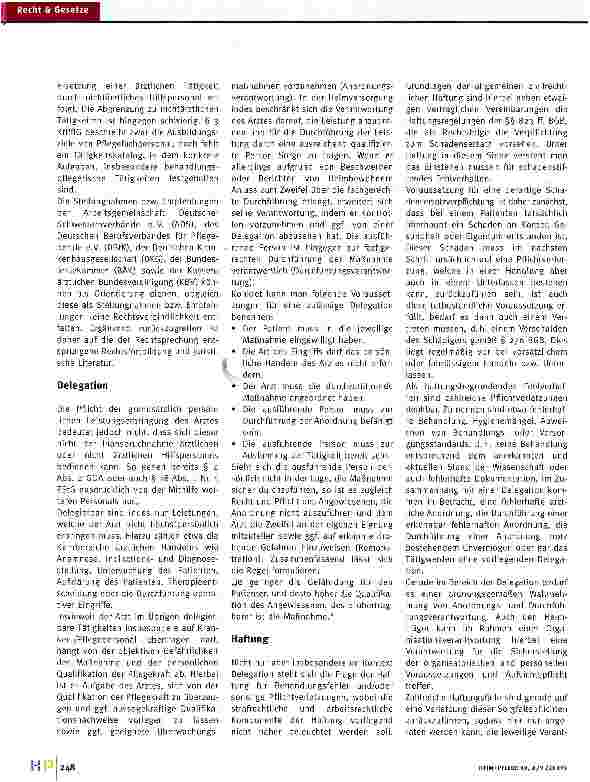 Vorschauseite 4: Rechtliche Gesichtspunkte der enteralen Ernährung