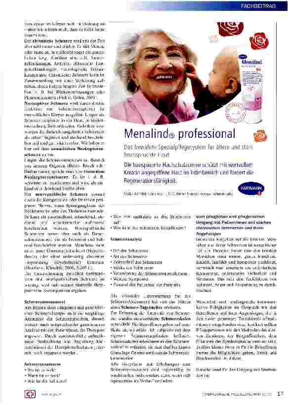 Vorschauseite 2: Schmerz aus Sicht der Hospizarbeit