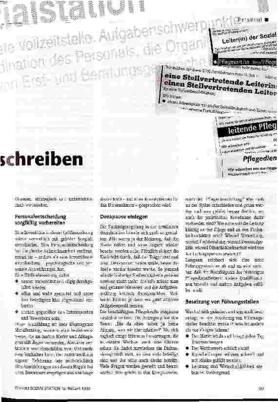 Vorschauseite 2: Erst denken, dann ausschreiben