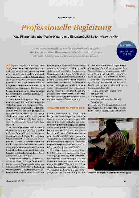Vorschauseite 1: Professionelle Begleitung