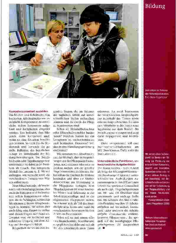 Vorschauseite 2: Was beinhaltet ganzheitliche Rehabilitation?Das Schweizer Paraplegiker-Zentrum als Bildungsort