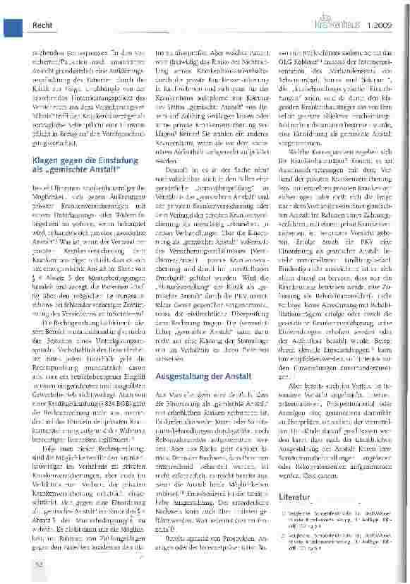Vorschauseite 2: Das Risiko „gemischte Anstalt